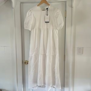 En Saison Size Small White Maxi Dress NWT